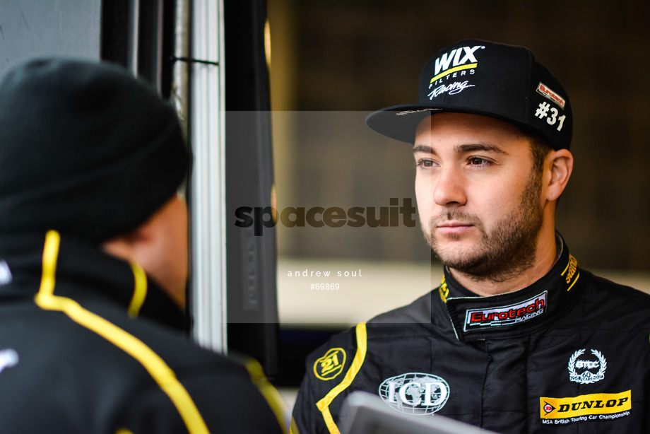 Spacesuit Collections Photo ID 69869, Andrew Soul, BTCC Round 2, UK, 28/04/2018 08:10:33