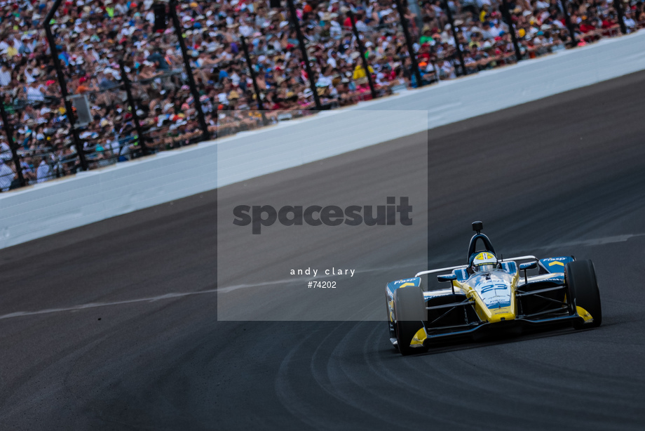 Spacesuit Collections Image ID 74202, Andy Clary, Indianapolis 500, United States, 27/05/2018 12:41:19