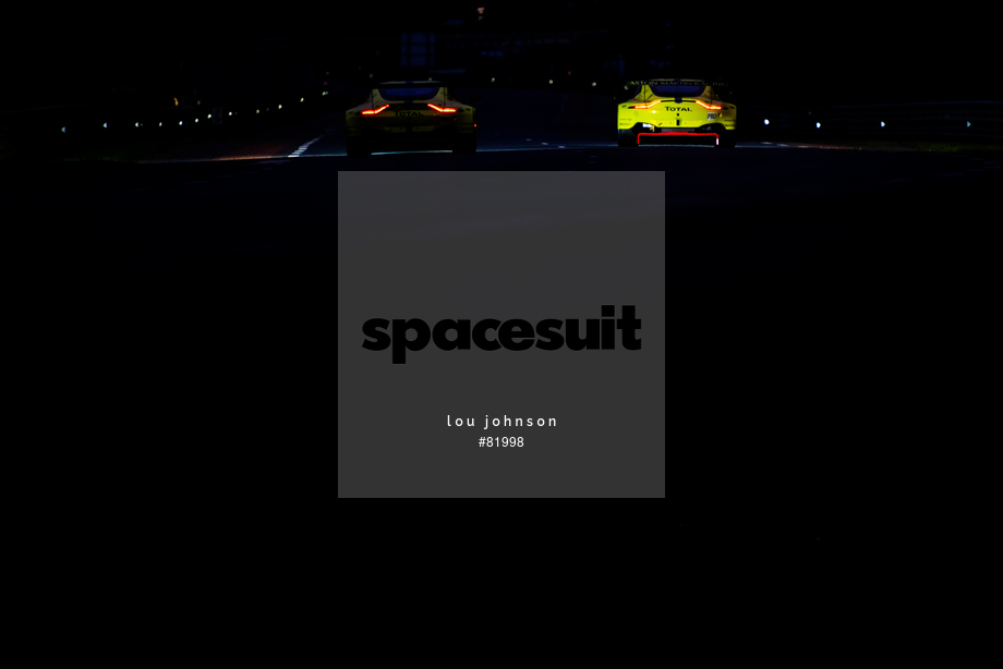 Spacesuit Collections Photo ID 81998, Lou Johnson, 24 hours of Le Mans, France, 14/06/2018 22:11:33