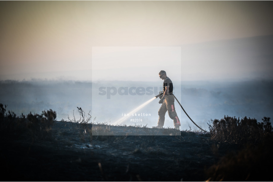 Spacesuit Collections Photo ID 82074, Ian Skelton, Saddleworth Moor fire, UK, 28/06/2018 20:55:45