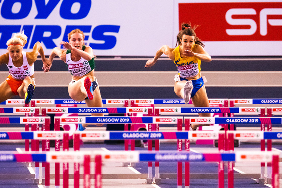 Spacesuit Collections Photo ID 129647, Helen Olden, European Indoor Athletics Championships, UK, 02/03/2019 13:59:32