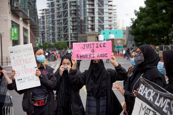 Spacesuit Collections Photo ID 193347, Peter Minnig, Black Lives Matter London March, UK, 07/06/2020 15:31:30
