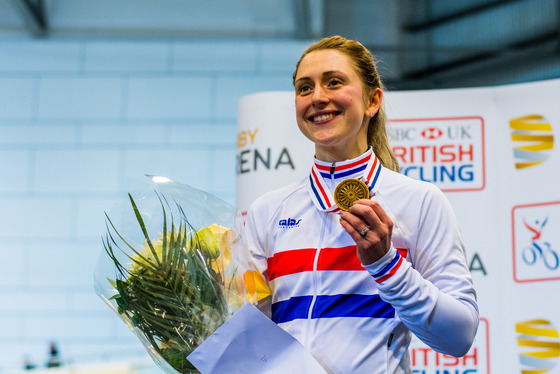 Spacesuit Collections Photo ID 55509, Helen Olden, British Cycling National Omnium Championships, UK, 17/02/2018 21:01:34