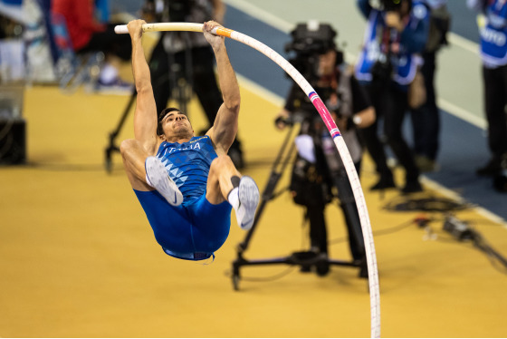 Spacesuit Collections Photo ID 129664, Adam Pigott, European Indoor Athletics Championships, UK, 02/03/2019 19:37:29