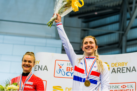 Spacesuit Collections Photo ID 55506, Helen Olden, British Cycling National Omnium Championships, UK, 17/02/2018 21:01:08