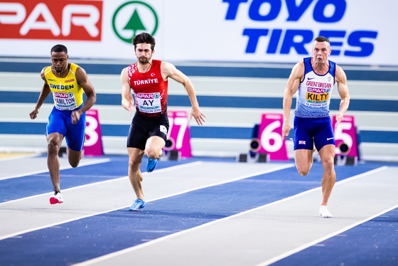 Spacesuit Collections Photo ID 129834, Adam Pigott, European Indoor Athletics Championships, UK, 02/03/2019 20:21:08