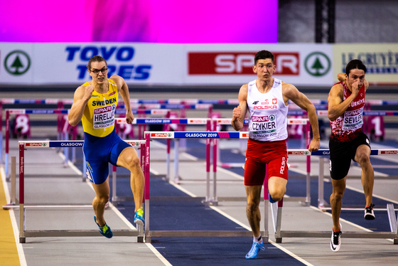 Spacesuit Collections Photo ID 129523, Adam Pigott, European Indoor Athletics Championships, UK, 02/03/2019 13:17:35