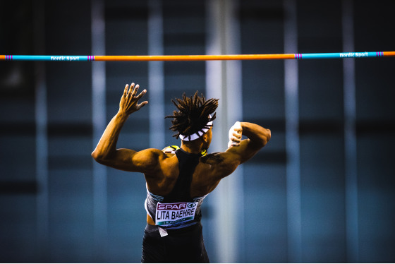 Spacesuit Collections Photo ID 129669, Adam Pigott, European Indoor Athletics Championships, UK, 02/03/2019 19:49:49