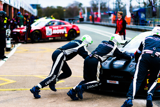 Spacesuit Collections Photo ID 61228, Jamie Sheldrick, British GT Rounds 1-2, UK, 31/03/2018 12:52:06
