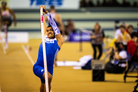 Spacesuit Collections Photo ID 129667, Adam Pigott, European Indoor Athletics Championships, UK, 02/03/2019 19:48:10