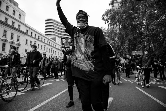 Spacesuit Collections Photo ID 193361, Peter Minnig, Black Lives Matter London March, UK, 07/06/2020 16:04:02