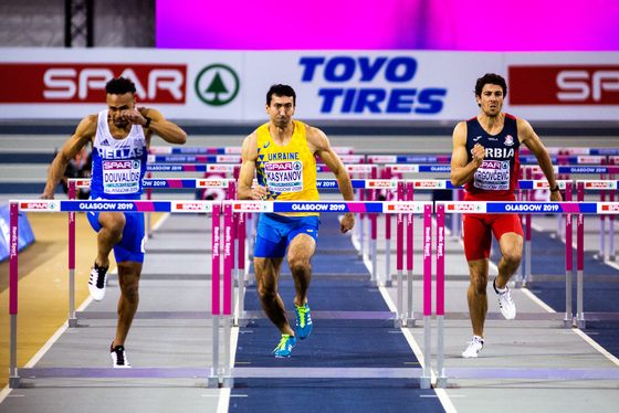 Spacesuit Collections Photo ID 129520, Adam Pigott, European Indoor Athletics Championships, UK, 02/03/2019 13:11:17