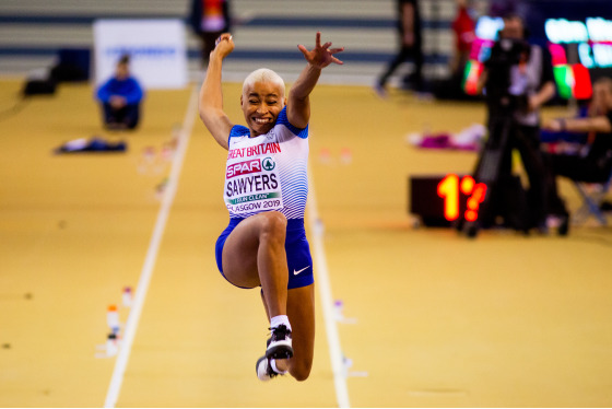 Spacesuit Collections Photo ID 129492, Adam Pigott, European Indoor Athletics Championships, UK, 02/03/2019 11:59:28